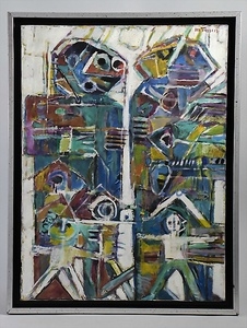 Moshe Tamir | 'Figures' | MutualArt
