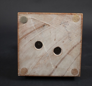 Artwork by Nicolas Lavarenne, 'Männlicher Akt', Made of bronze, patinated, on a marble base