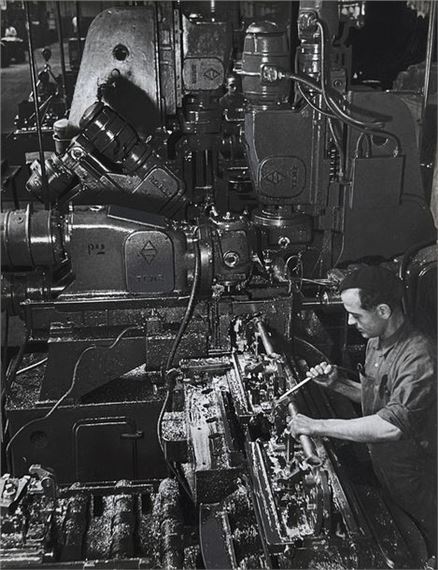 LUCIEN CHAUFFARD 1906-1982 Industrial worker, ca by Lucien Chauffard, circa 1950