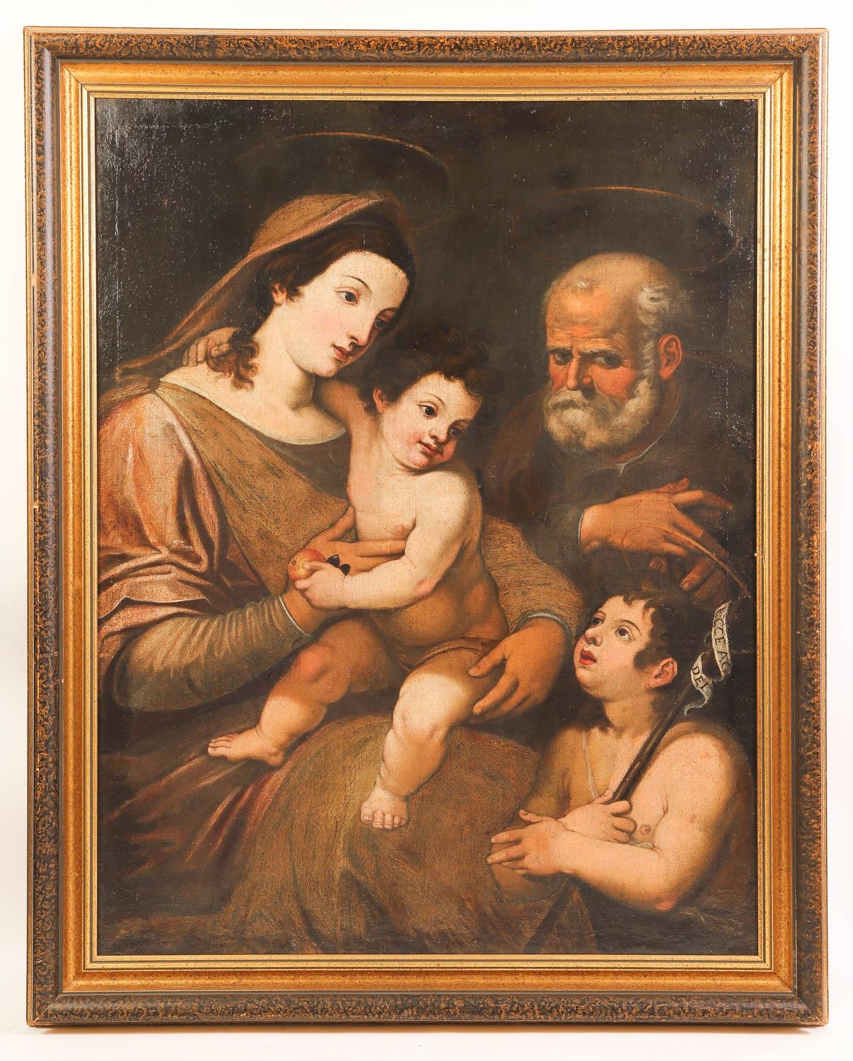 Italian School | Holy Family with the Infant St. John | MutualArt