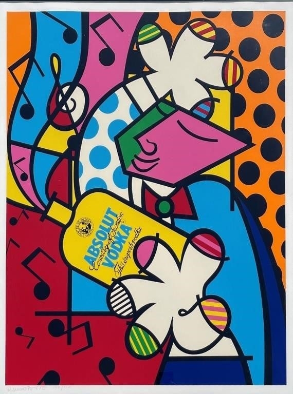 Romero Britto | “Absolut Britto II” | MutualArt