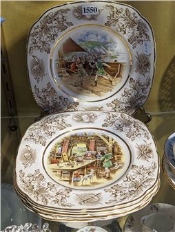 ROBIN HOOD CABINET PLATE SET - John Maddock