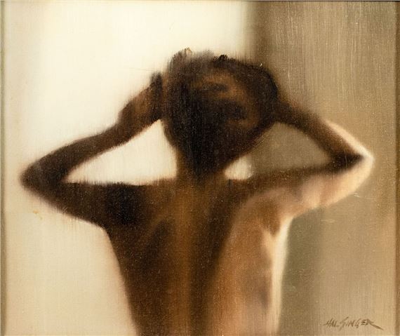 Hal Singer (NY,PA,NJ,1919-2003) oil painting by Hal Singer