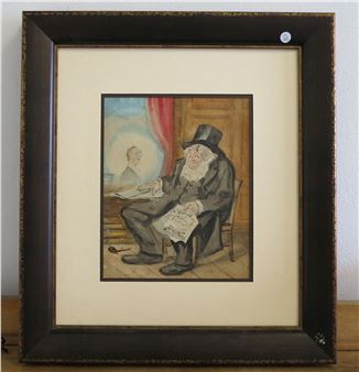FRAMED WATERCOLOUR - PAUL KRUGER - Paul Kruger