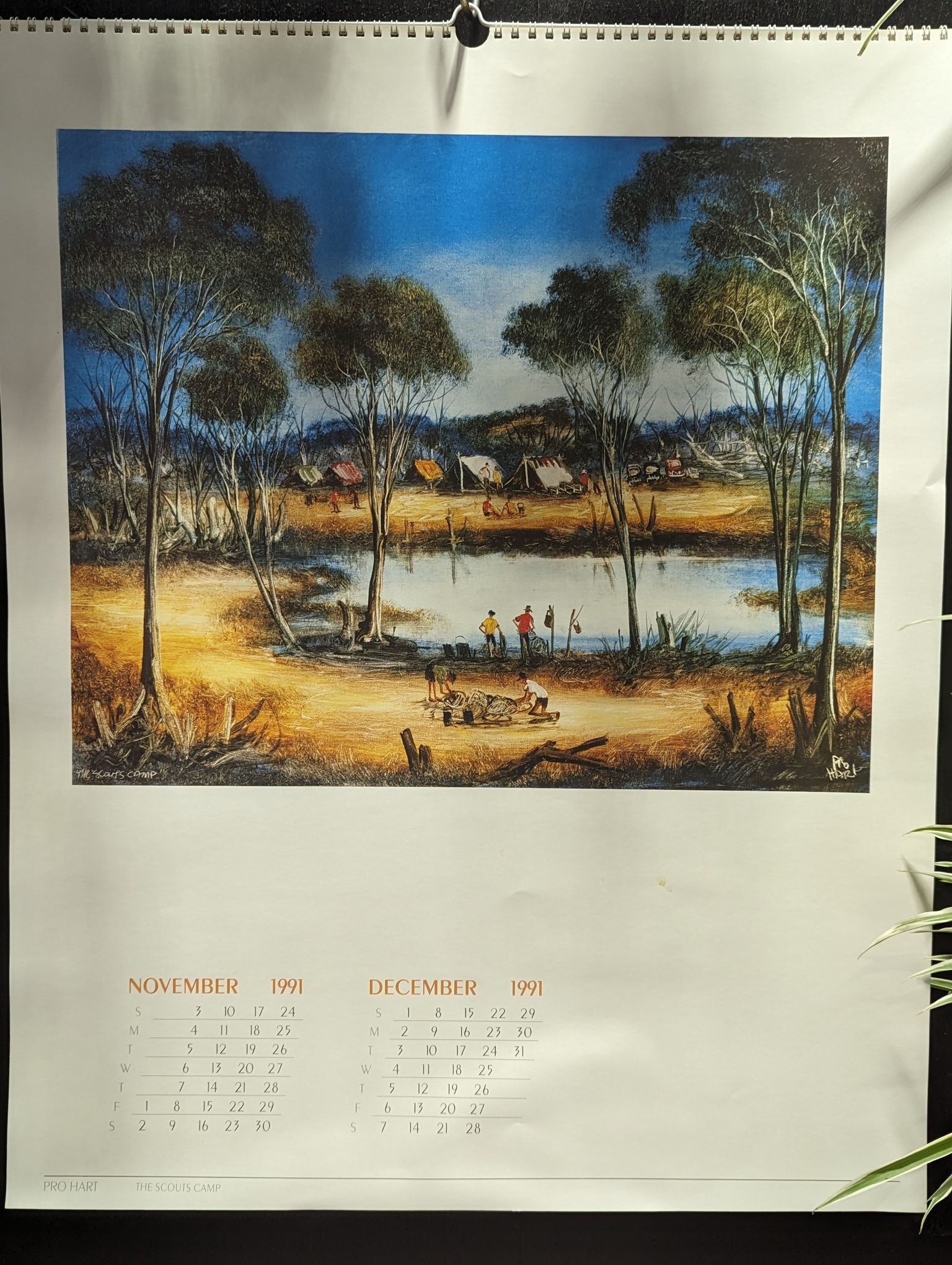 Kevin Charles Hart | PRO HART CALENDAR (1991) | MutualArt