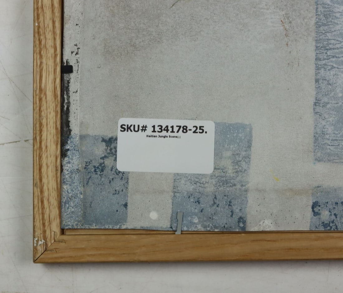 Artwork by Jean Claude Senat, Jean Claude Senat (Haiti,20C) oil painting, Made of oil on canvas