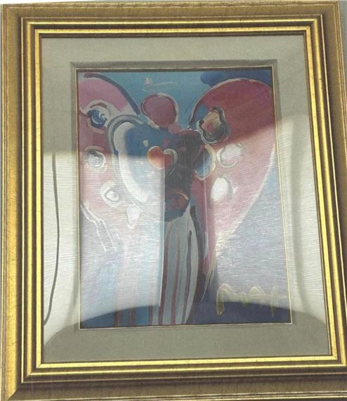 Peter Max | Angel with Heart | MutualArt