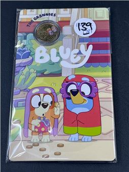 BLUEY $1 UNCIRCULATED COIN - THE GRANNIES - The Grannies