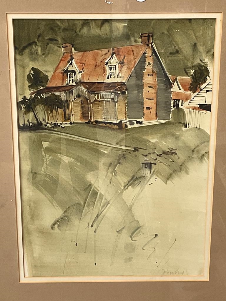 Roger Murphy | ROGER MURPHY WATERCOLOUR - UNTITLED - SIGNED LOWER RIGHT ...