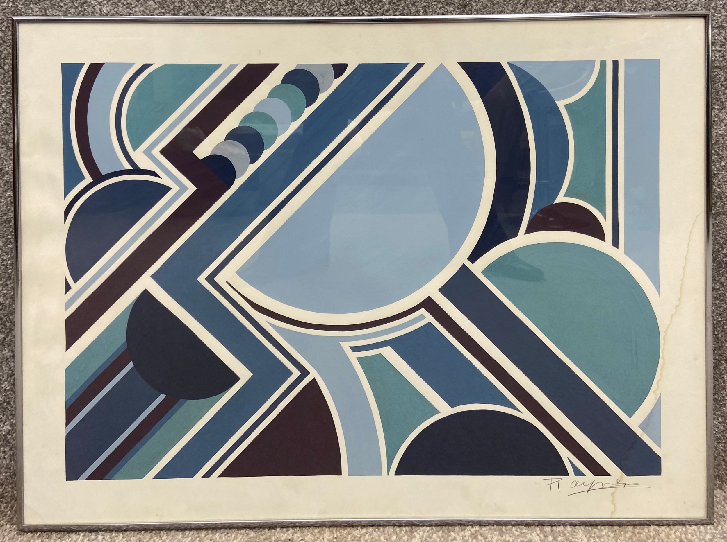 Desmond Rayner | Desmond Rayner (b.1928), a signed abstract oil ...
