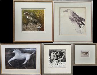 A collection of original artworks depicting animals: Julia Manning (British - Julia Manning