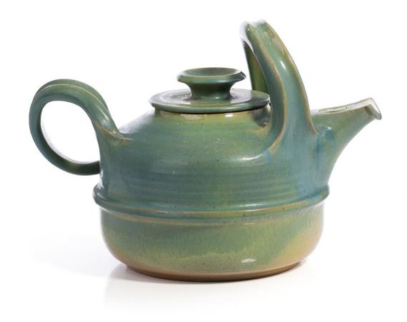 Gunnar Palander | A large, sculptural earthenware teapot (1969) | MutualArt