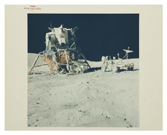 LM Orion and Lunar rover during Apollo 16 - Charlie Duke