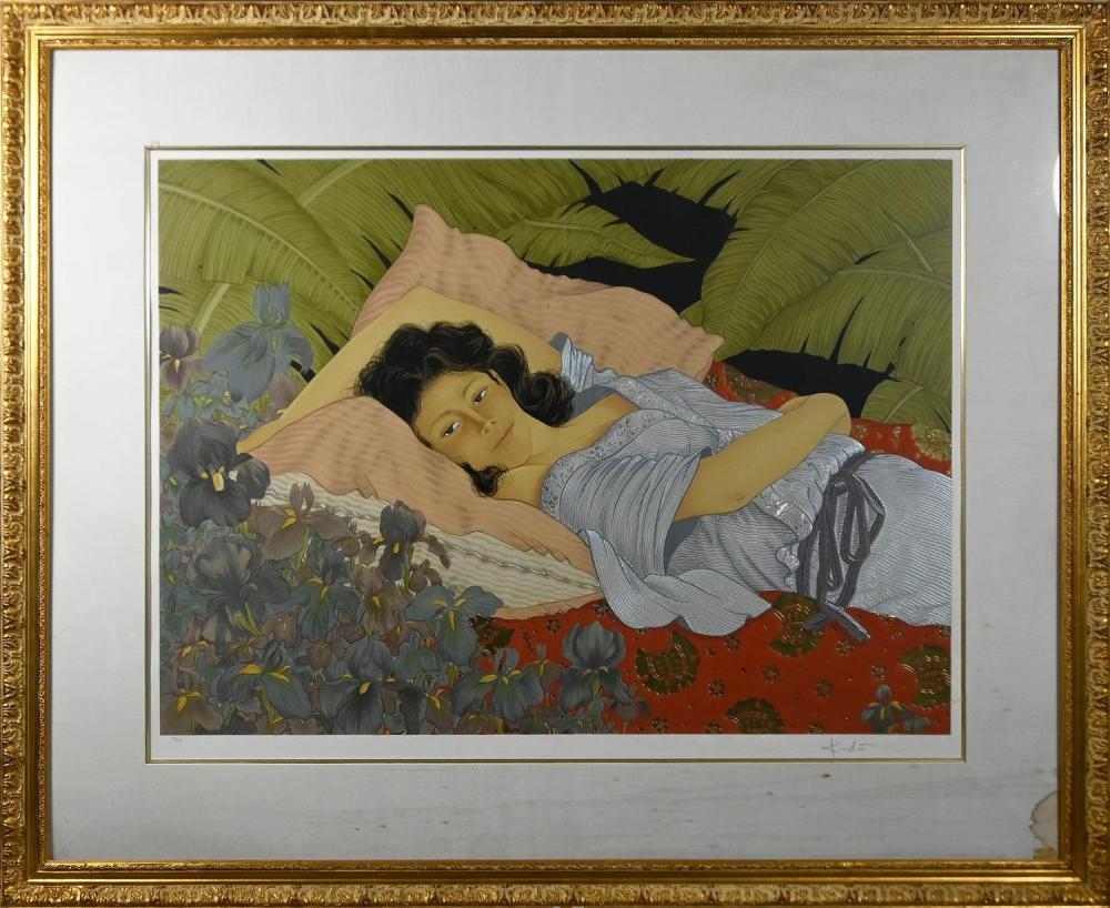 Artwork by Muramasa Kudo, MORNING IRIS, Made of SCREENPRINT