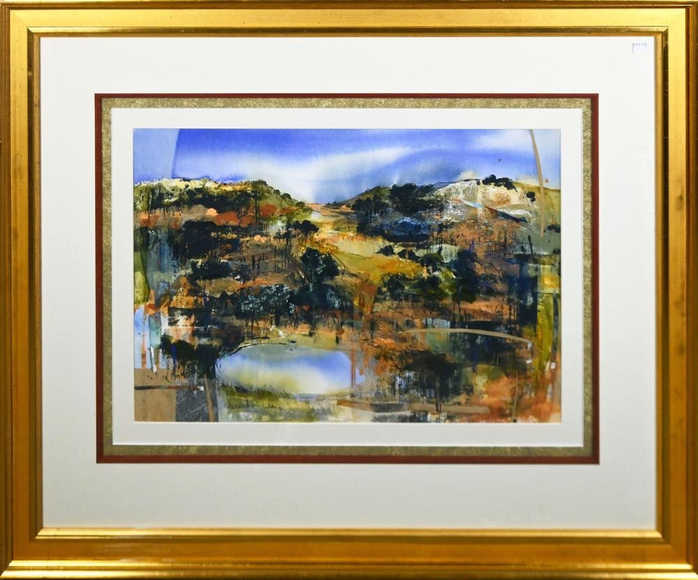 Artwork by Judith White, LANDSCAPE 1996, Made of MIXED MEDIA ON PAPER