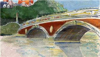 Adam Van Doren: Bricks of Boston: Watercolors by Adam Van Doren - Childs Gallery