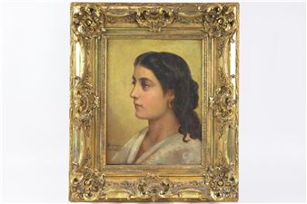 500. KARL AUGUST BIELCHOWSKI (Polen (Preussen), 1826-1883), tillskriven, olja på duk - Karl August Bielchowski