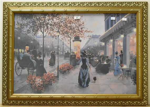 Christa Kieffer | Strolling on the Avenue | MutualArt