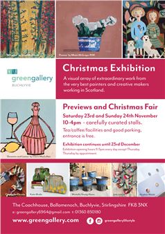 Christmas Exhibition - Greengallery, Buchlyvie