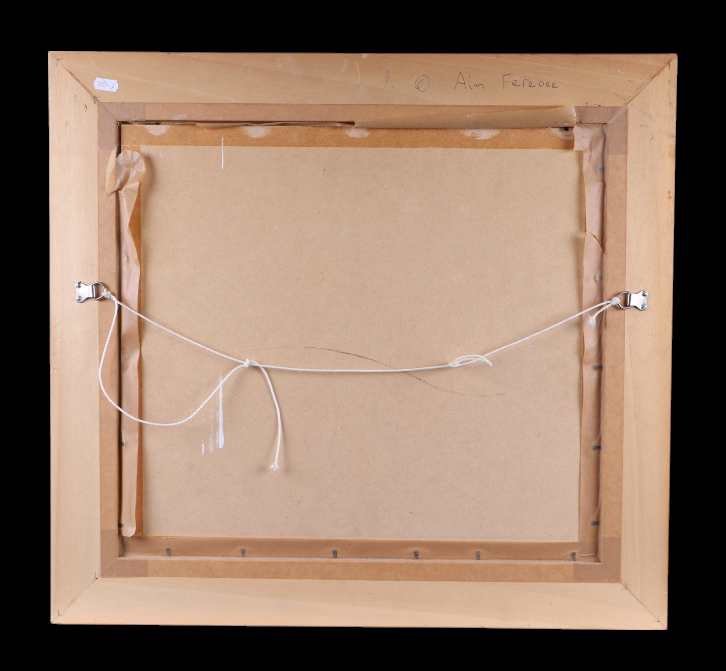 Artwork by Alan Ferebee, Abstract Street Scene, Made of oil on board