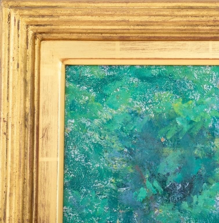 John Leslie Breck | John Breck Attr. Giverny, Edith Perry Oil, 1889 ...