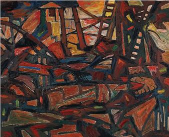 PEJZAŻ Z HUTY I - Jan Skoluda