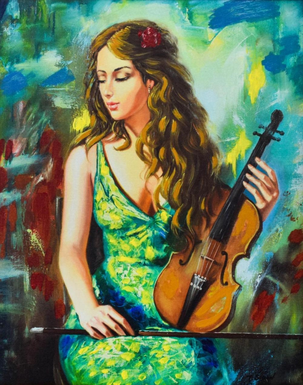 Taras Sidan | Taras Sidan- Hand Embellished Giclee on Canvas Lexi ...