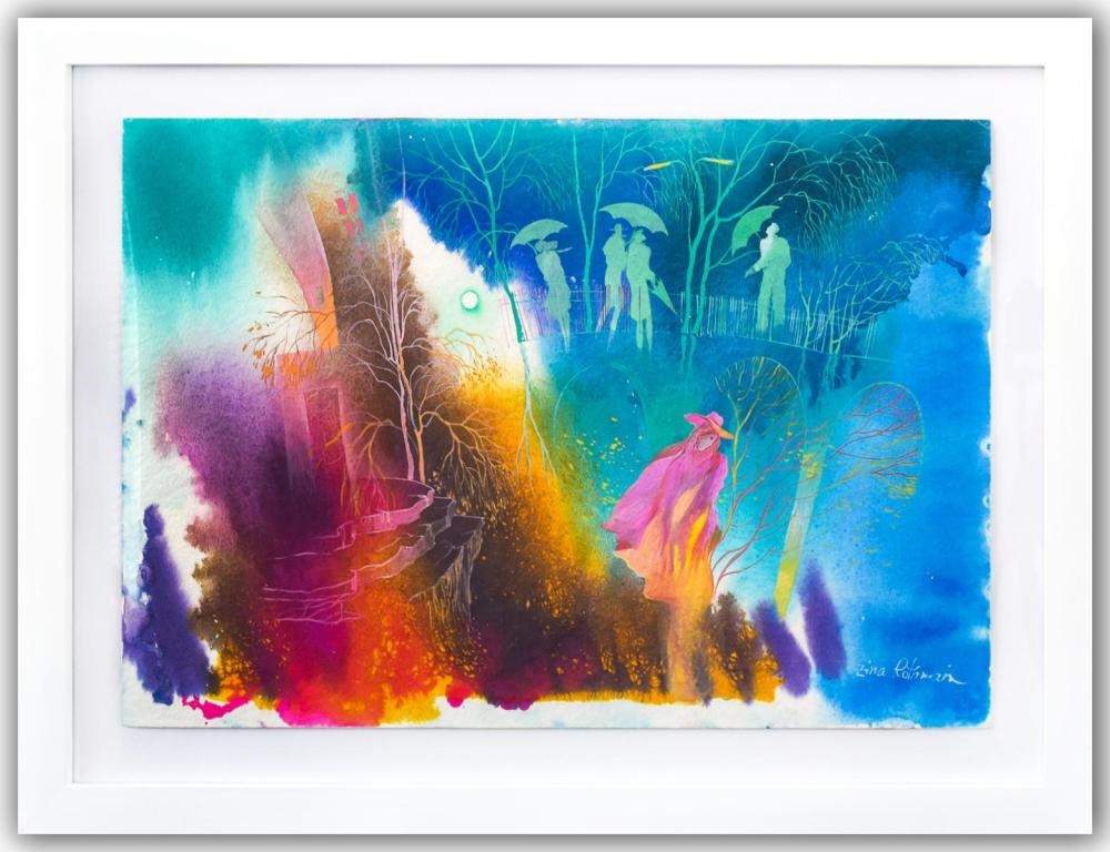 Zina Roitman | Zina Roitman- Original Watercolor Untitled | MutualArt