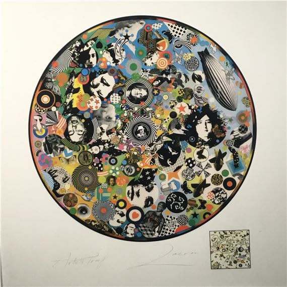 Richard Drew | Led Zeppelin III album pin wheel | MutualArt