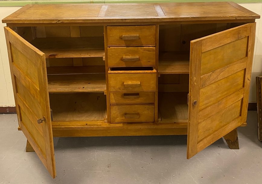 René Gabriel | sideboard with two doors and five drawers in front H ...