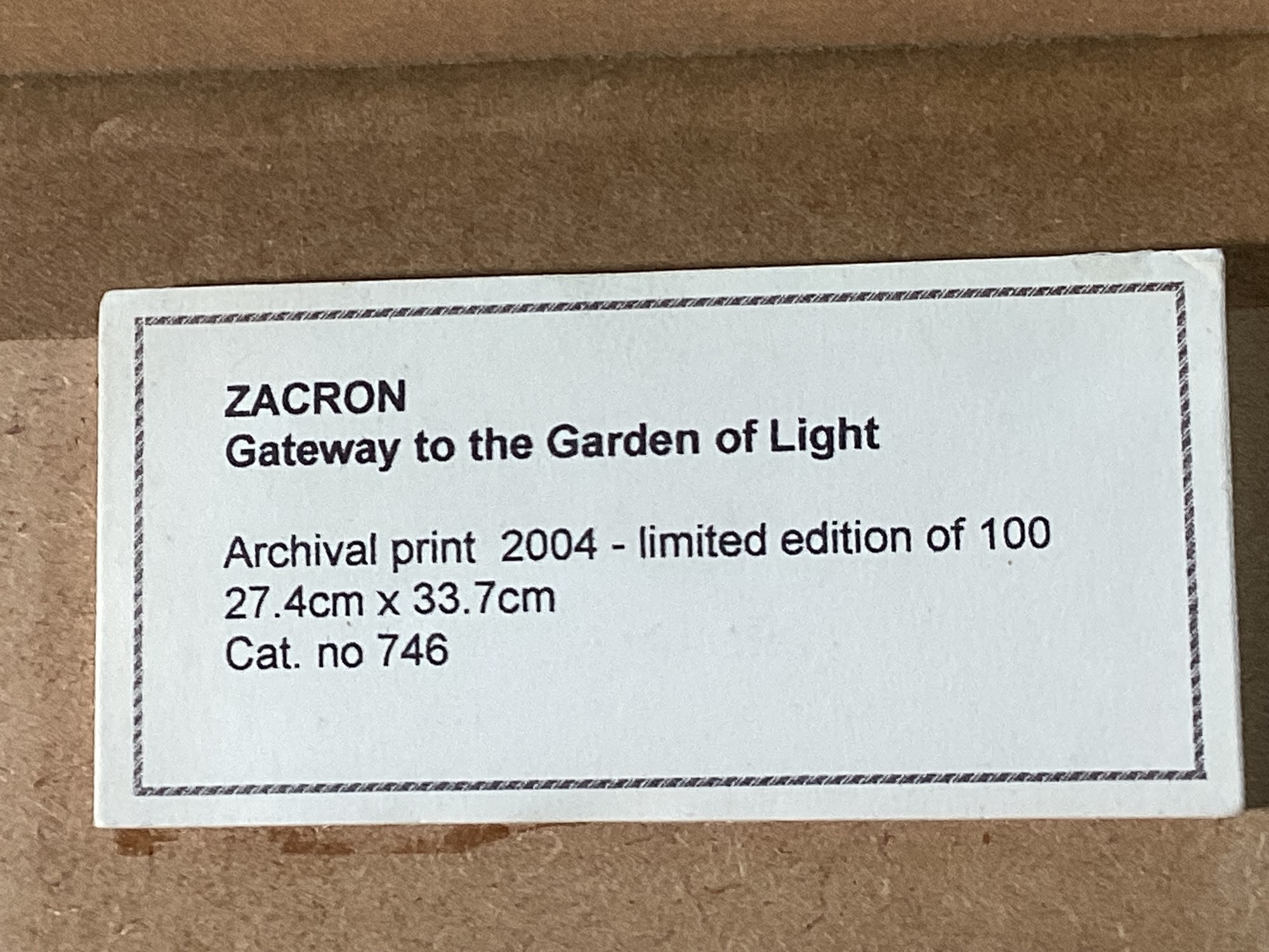 Richard Drew | Richard Drew, known as Zacron (British | MutualArt