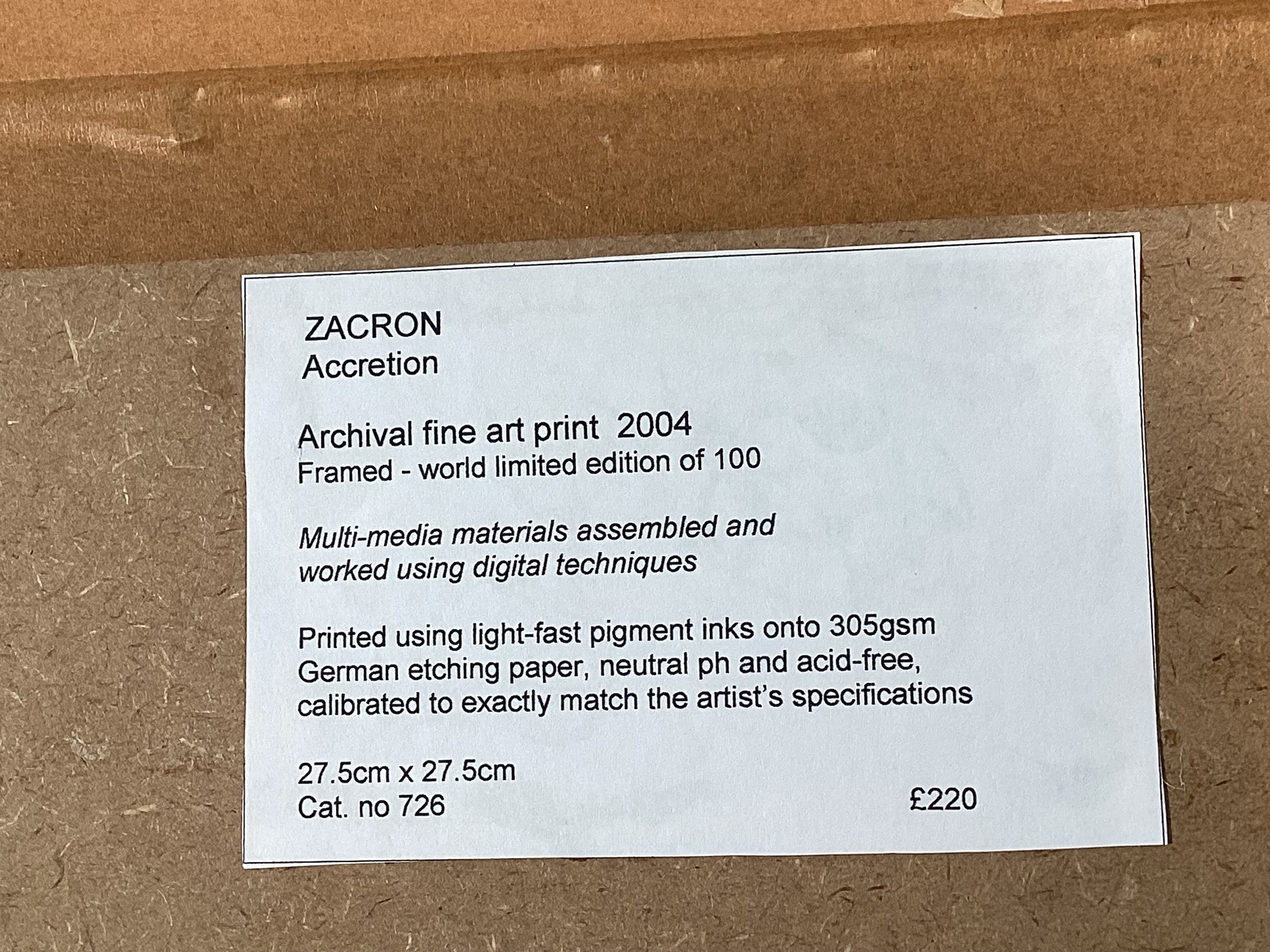 Richard Drew | Richard Drew, known as Zacron (British | MutualArt