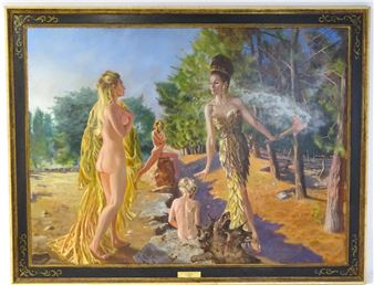 Aphrodite Entrusting Adonis to Persephone - Andre Durand