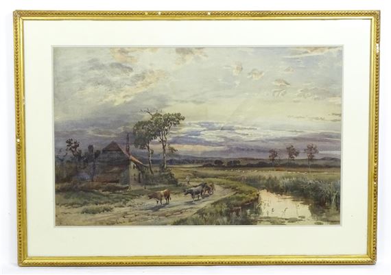 Evening near Finchley after a shower by Charles Frederick Allbon