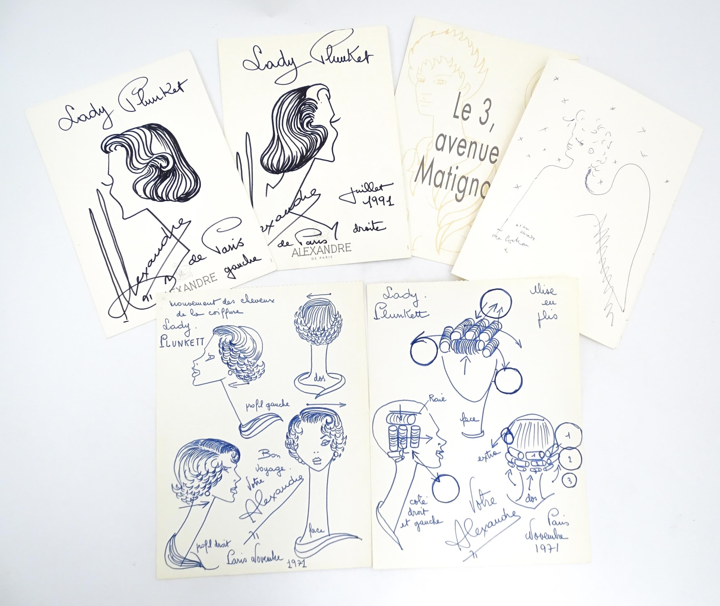 Louis Alexandre Raimon | Hair style designs for Lady Plunket (1971 ...