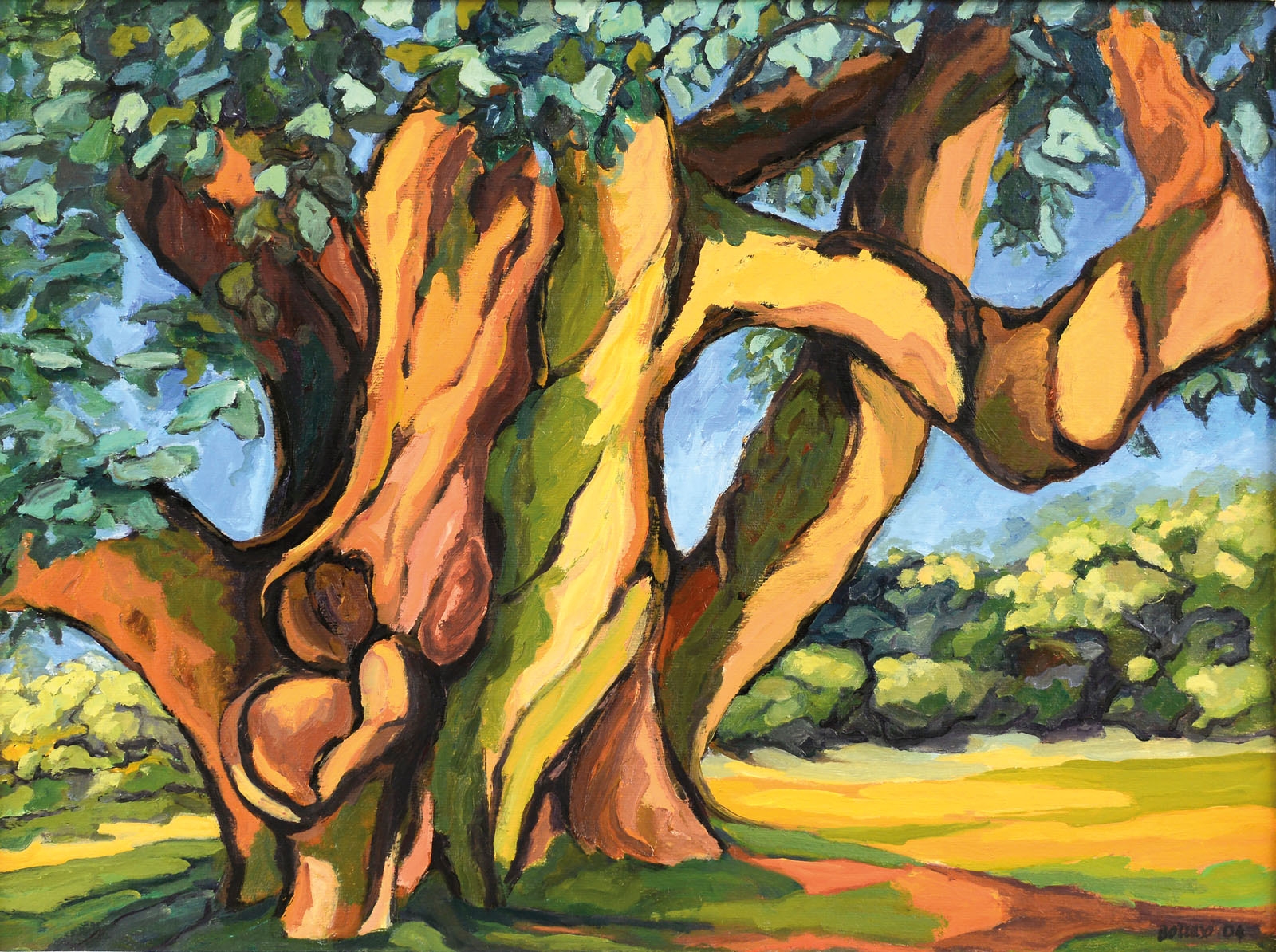 Artwork by Aurelia Borruso, The Old Friend, Made of oil on canvas