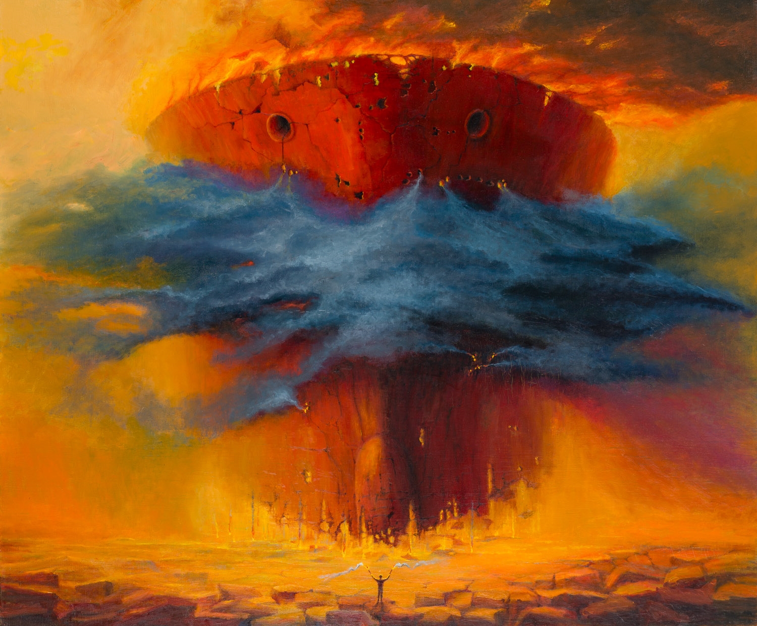 Artwork by Piotr Domagała, Untitled, Made of oil/canvas