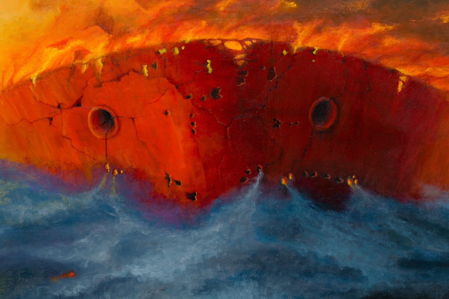 Artwork by Piotr Domagała, Untitled, Made of oil/canvas