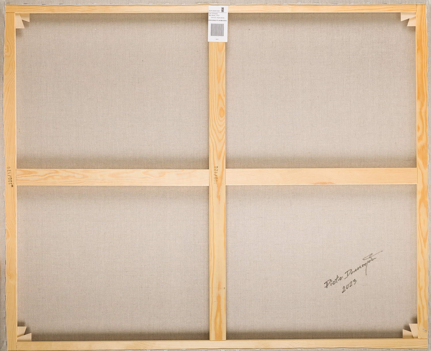 Artwork by Piotr Domagała, Untitled, Made of oil/canvas