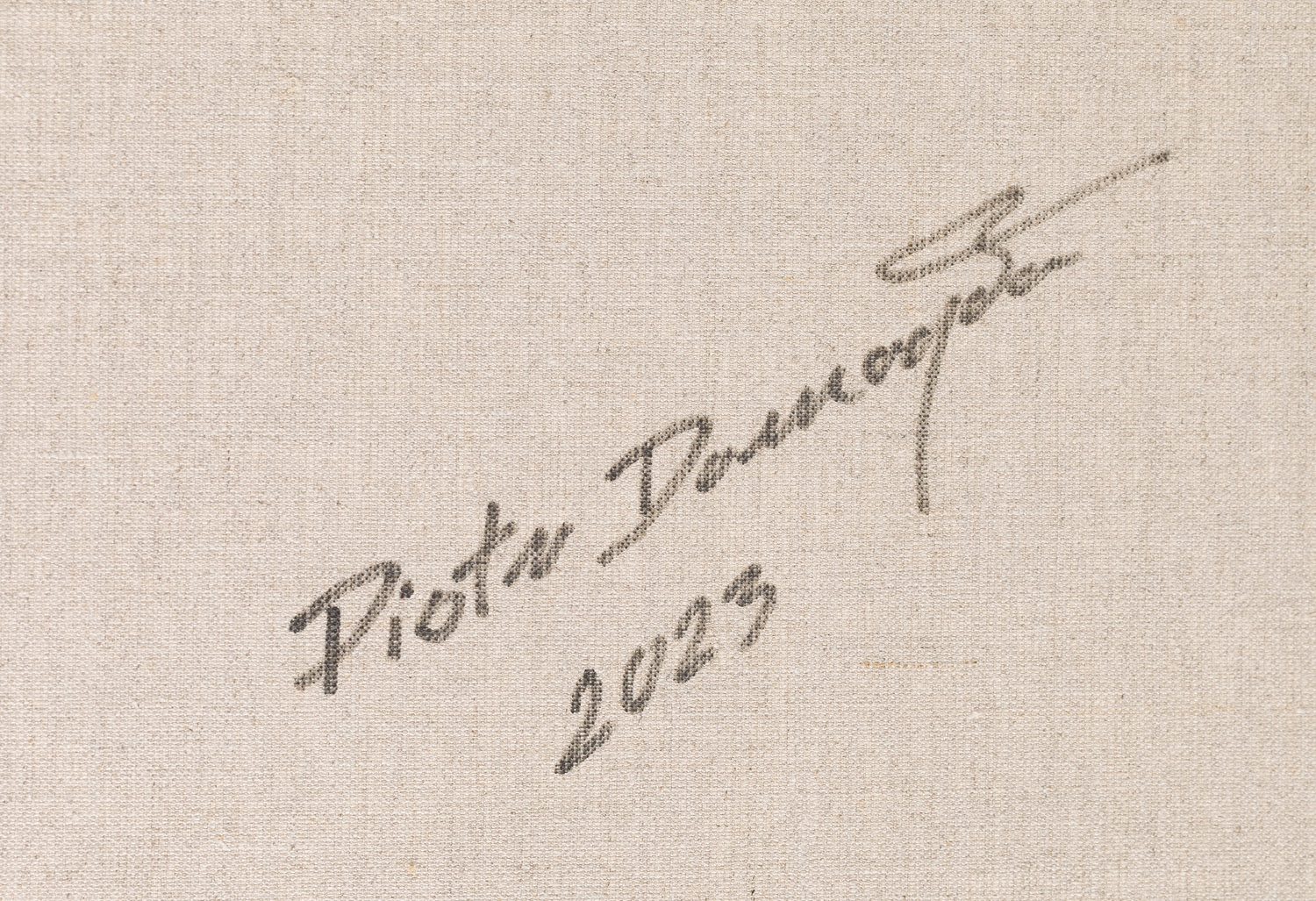 Artwork by Piotr Domagała, Untitled, Made of oil/canvas