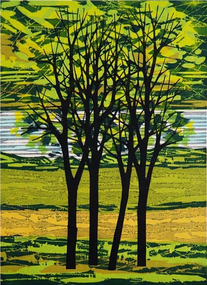 Trees by Fumio Fujita, 1977