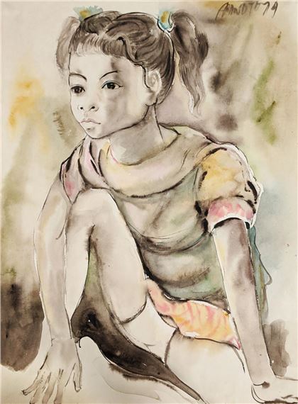 Ahmad Raji Pranoto | Balinese Girl (1979) | MutualArt