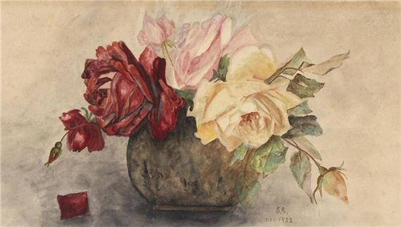 Stelle Ragone | Still Life with Roses (1932) | MutualArt