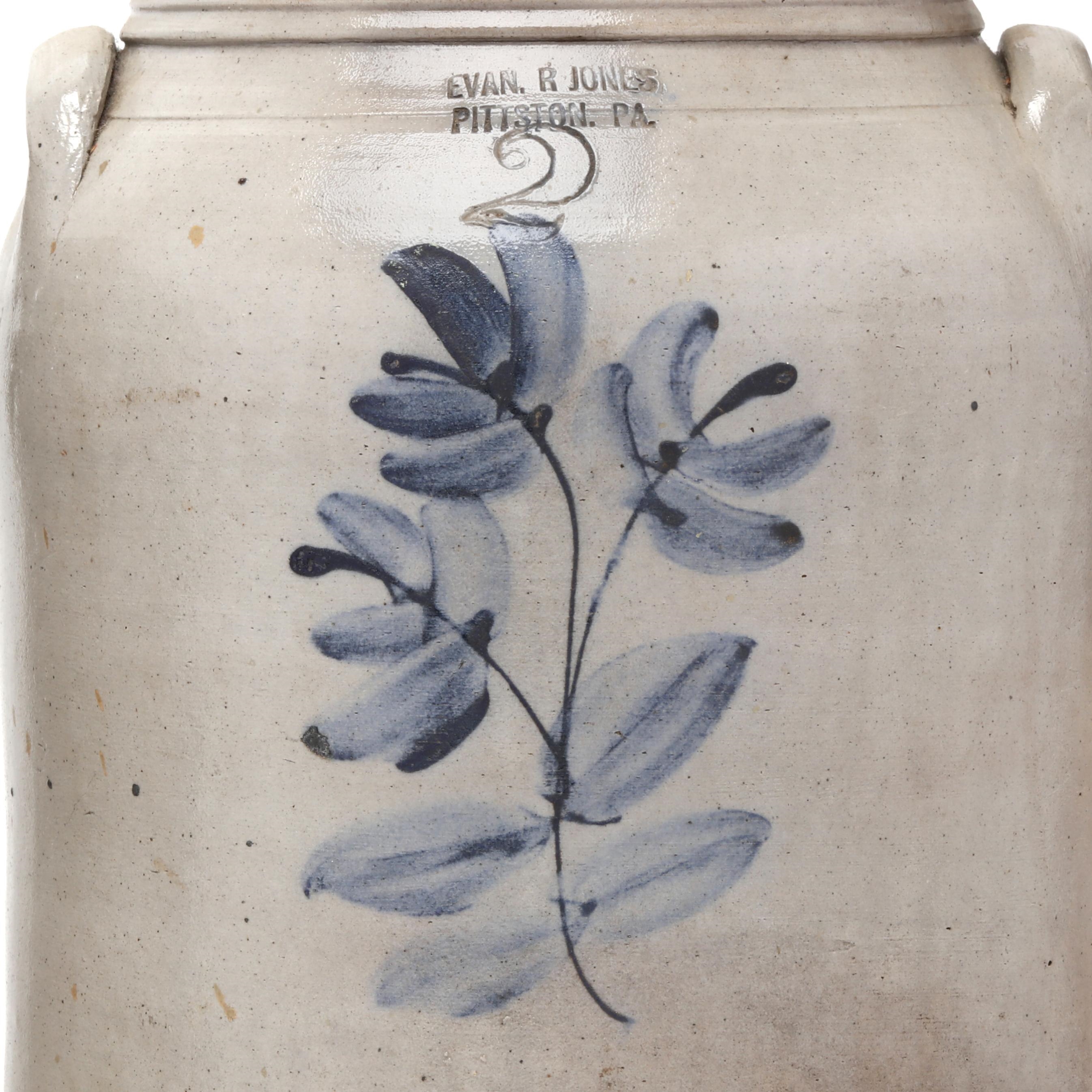 R. Jones | Two Antique Stoneware Pots | MutualArt
