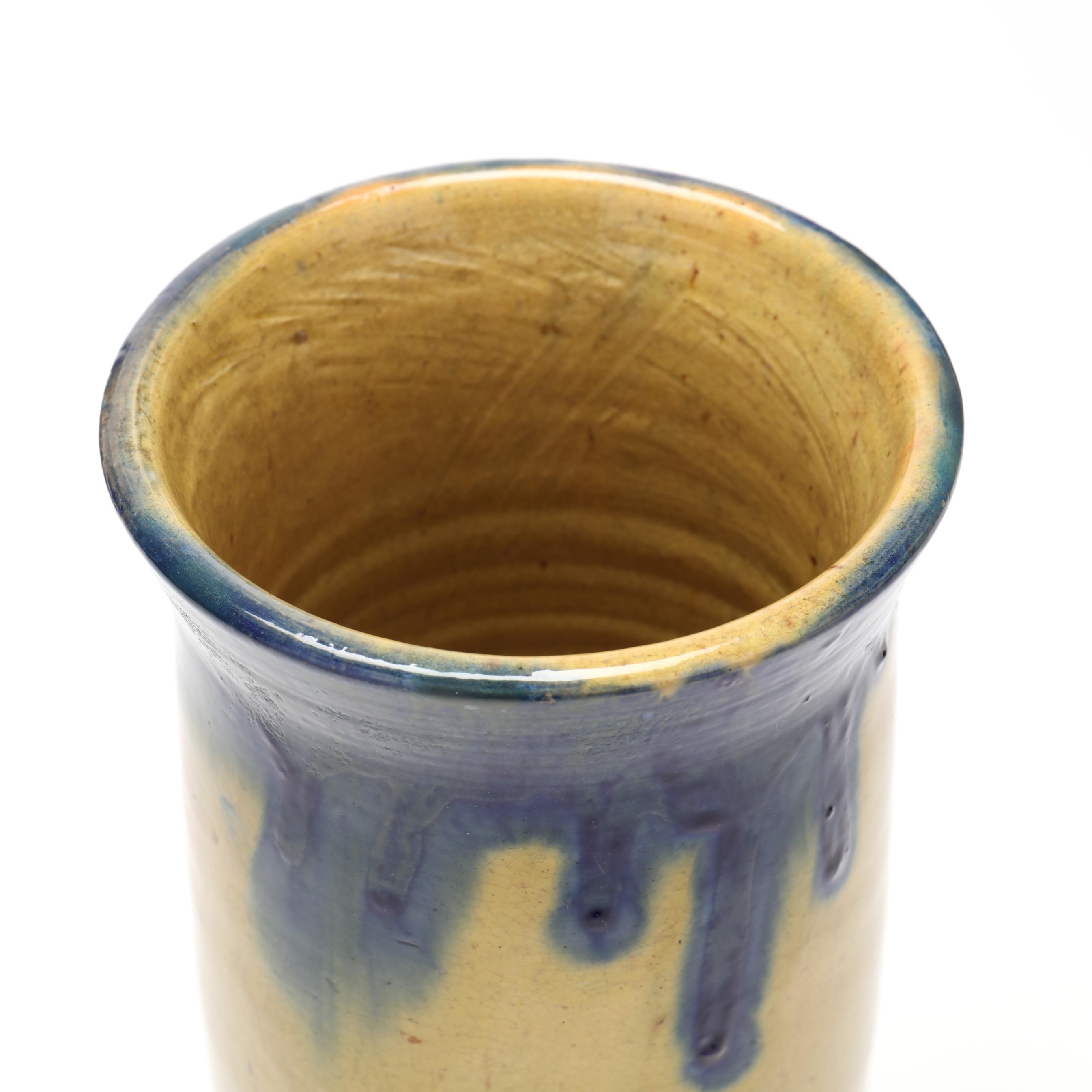 Artwork by Auman Pottery, Tall Vase, Made of earthenware