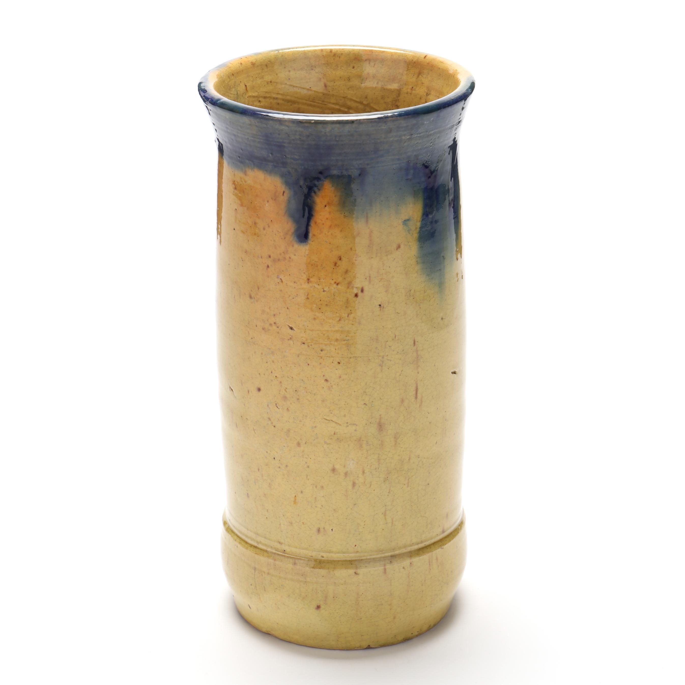 Artwork by Auman Pottery, Tall Vase, Made of earthenware