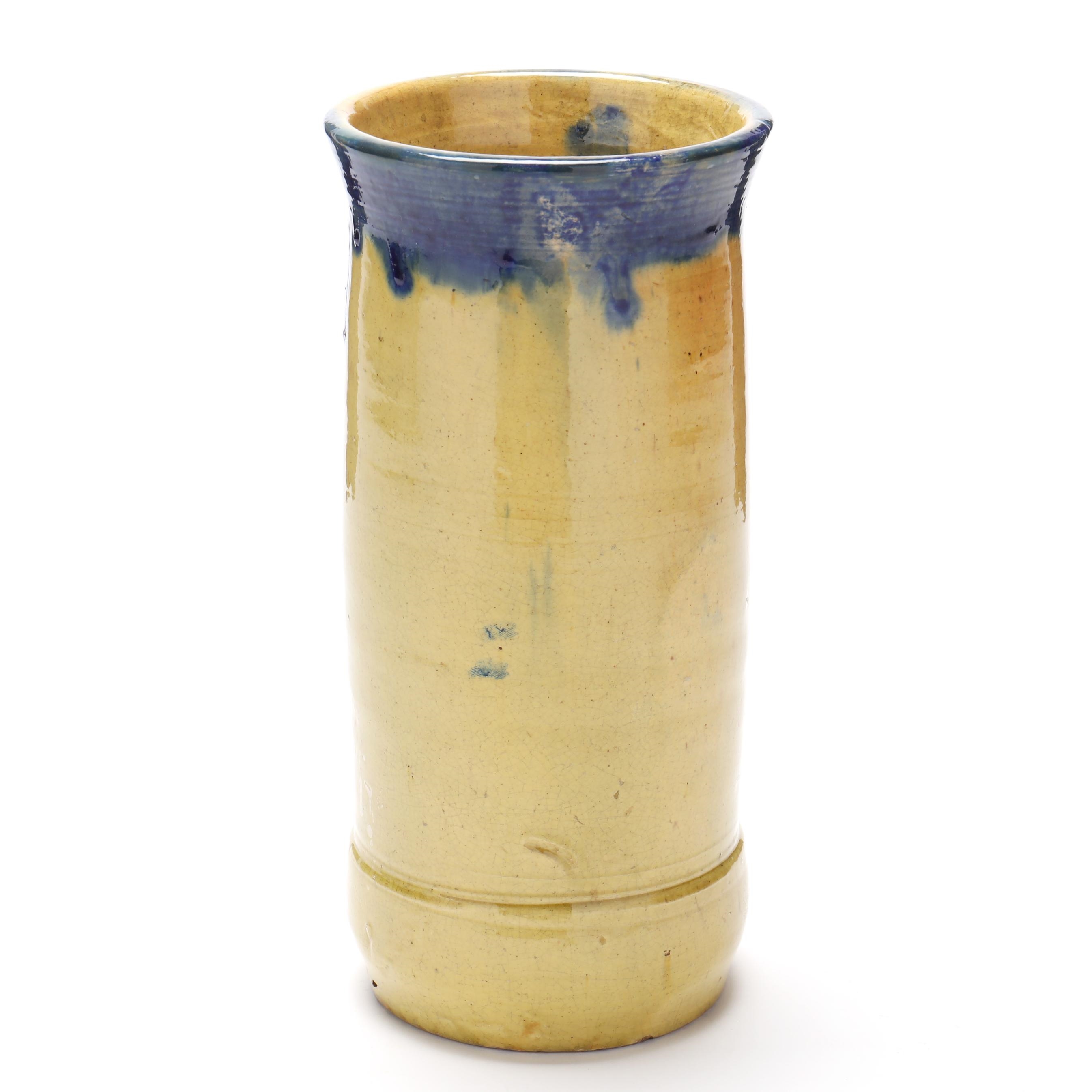 Artwork by Auman Pottery, Tall Vase, Made of earthenware