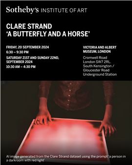Reimagining the Monument: Butterfly and Horse Project by Artist Clare Strand and Students of Sotheby's Institute of Art