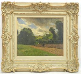 Plowing Scene - Louis Alexandre Bouché