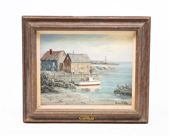 HARBOR SCENE - Louis F Pelky